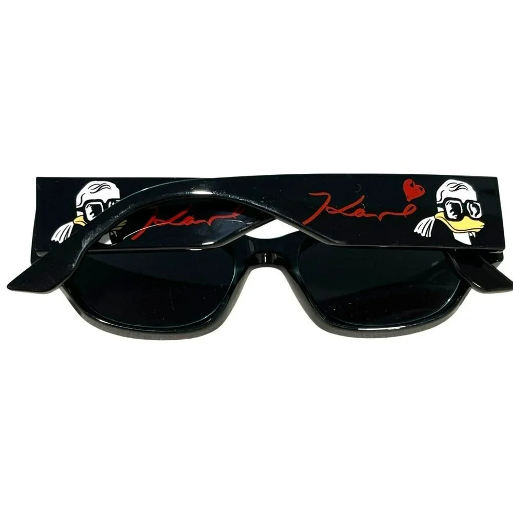 Disney X Karl Lagerfeld Black Sunglasses New